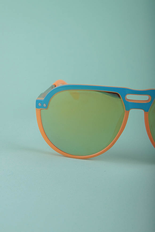 KIDS SUNGLASSES ORANGE BLUE - My Ladida Boutique